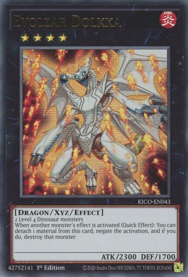 Evolzar Dolkka - KICO-EN043 - Ultra Rare 1st Edition