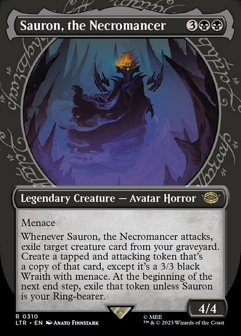 SHOWCASE Sauron, the Necromancer #310  - Rare Lord of the Rings: Tales of Middle-Earth