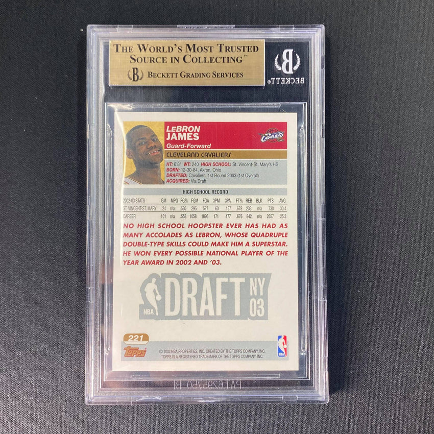 2003 topps lebron james reprint