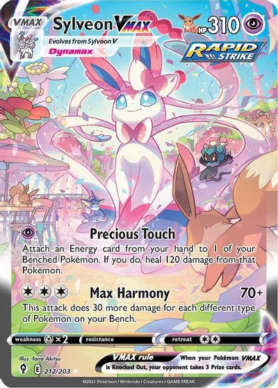 Sylveon VMAX - 212/203 - Alternate Art Secret Rare