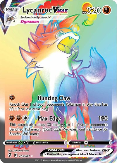 Lycanroc VMAX - 213/203 - Hyper Rare