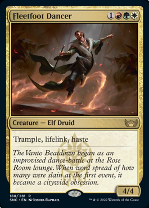 Fleetfoot Dancer 188/281 - Rare Streets of New Capenna