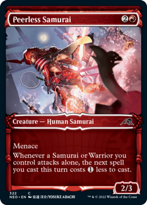 SHOWCASEPeerless Samurai 322 -  Kamigawa Neon Dynasty