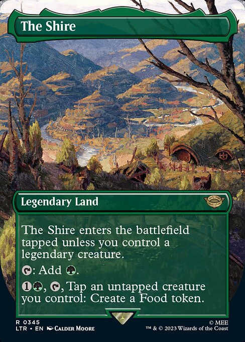 BORDERLESS The Shire #345  - Rare Lord of the Rings: Tales of Middle-Earth