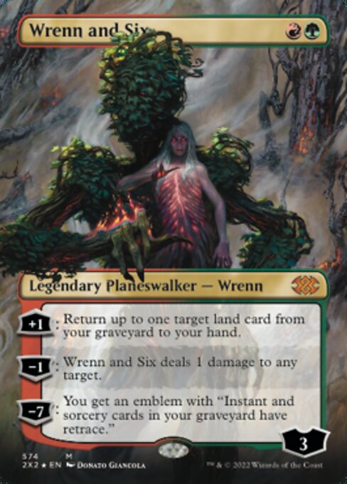 TEXTURED Wrenn and Six 574# - Mythic Double Masters 2022