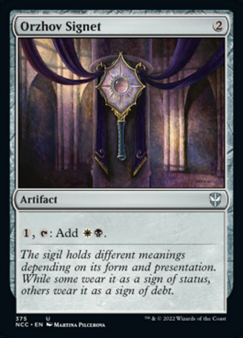 Orzhov Signet #375 -  New Capenna Commander