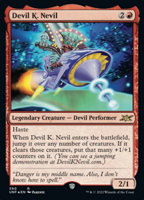 GALAXY FOIL Devil K. Nevil #390 - Rare Unfinity