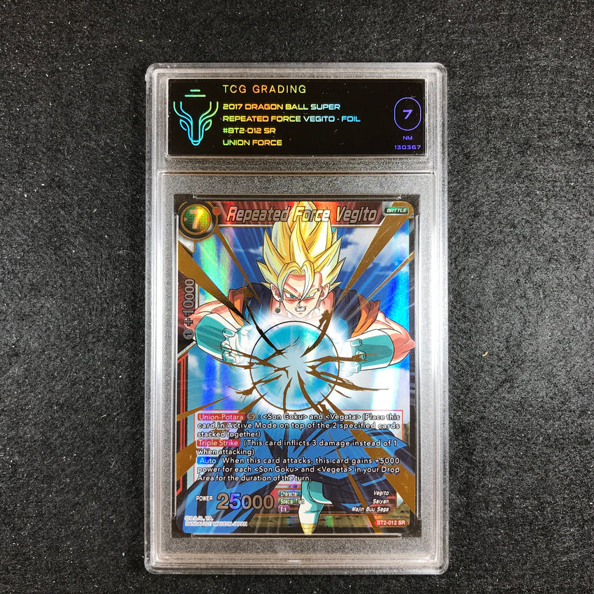 TCG Grading 7 Repeated Force Vegito - BT2-012 - SR Union Force 367