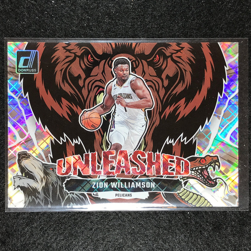2023-24 Donruss Zion Williamson Unleashed Diamond No 4