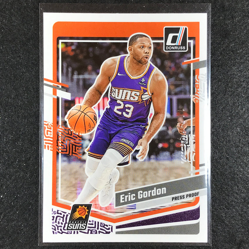 2023-24 Donruss Eric Gordon Base Purple Press Proof 117/199