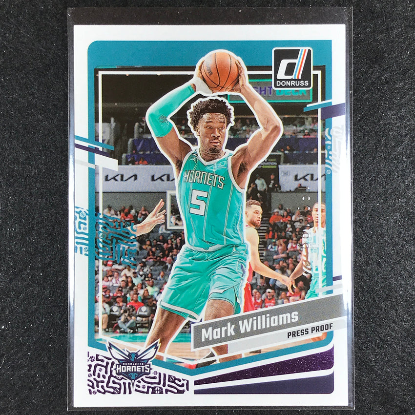 2023-24 Donruss Mark Williams Base Purple Press Proof 190/199