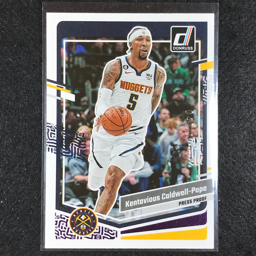 2023-24 Donruss Kentavious Caldwell-pope Base Purple Press Proof 42/199