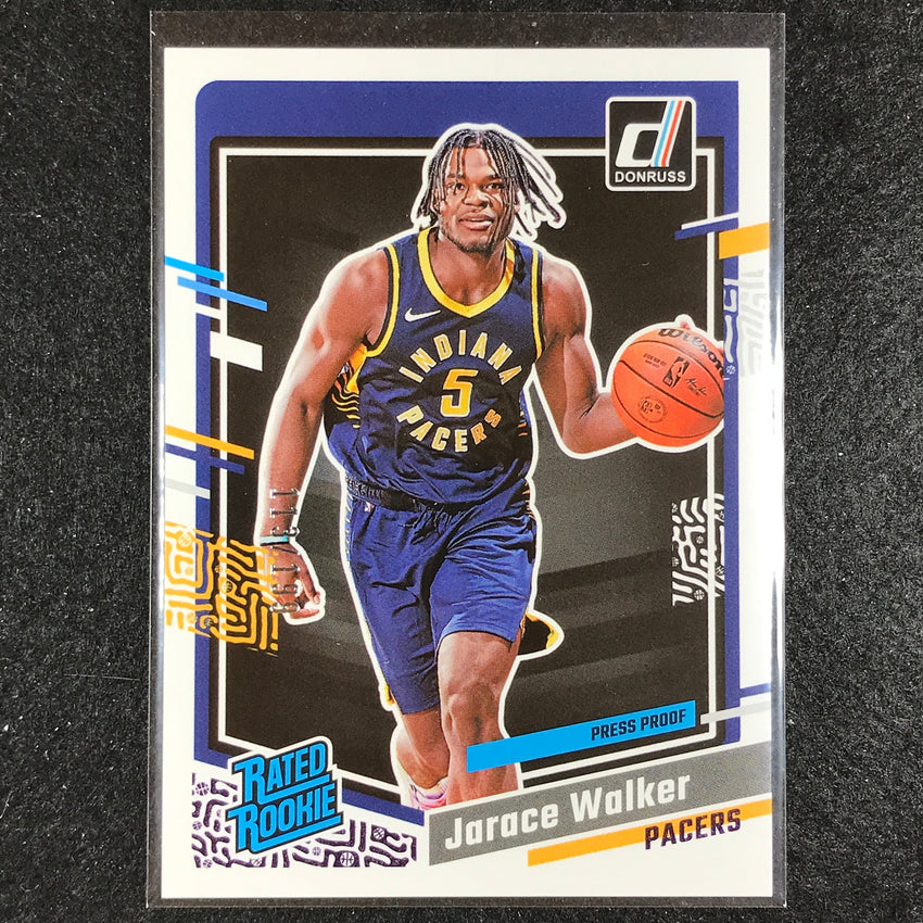 2023-24 Donruss Jarace Walker Rated Rookie Purple Press Proof 113/199