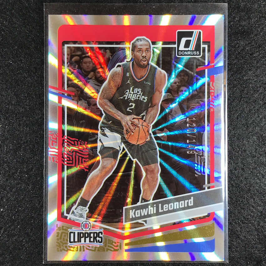 2023-24 Donruss Kawhi Leonard Base Laser Holo 120/149