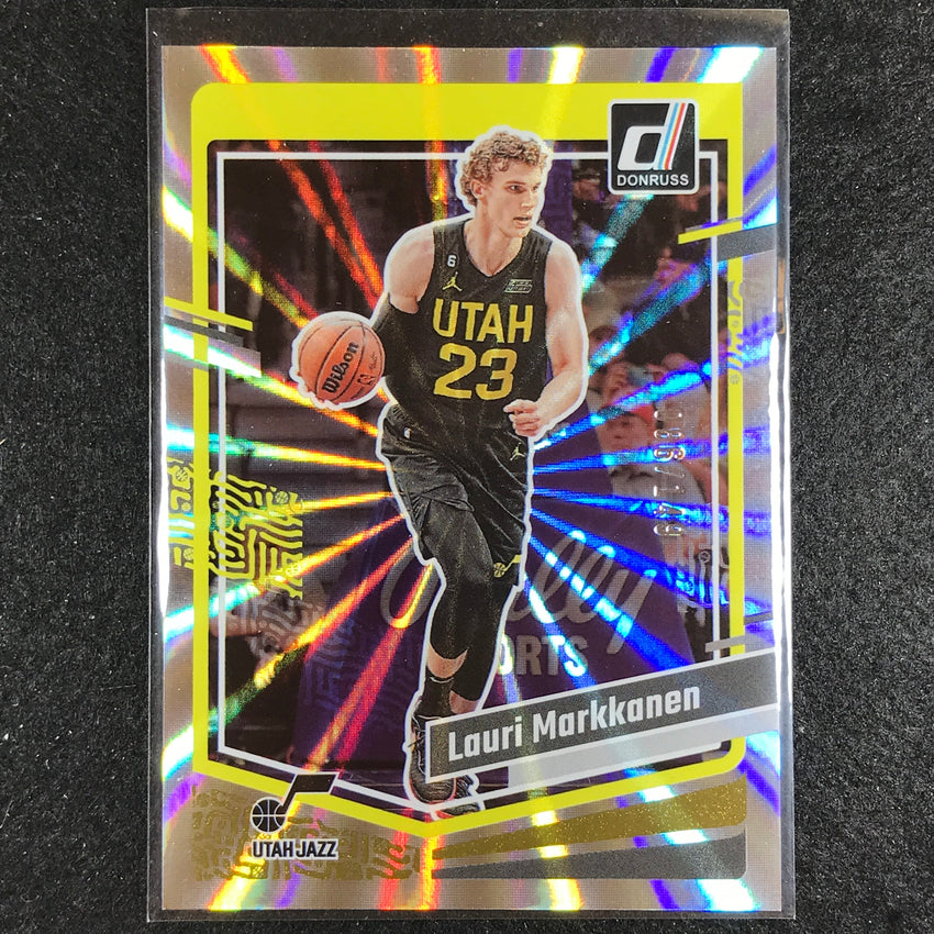 2023-24 Donruss Lauri Markkanen Base Laser Holo 86/149