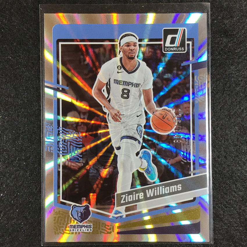 2023-24 Donruss Ziaire Williams Base Laser Holo 136/149