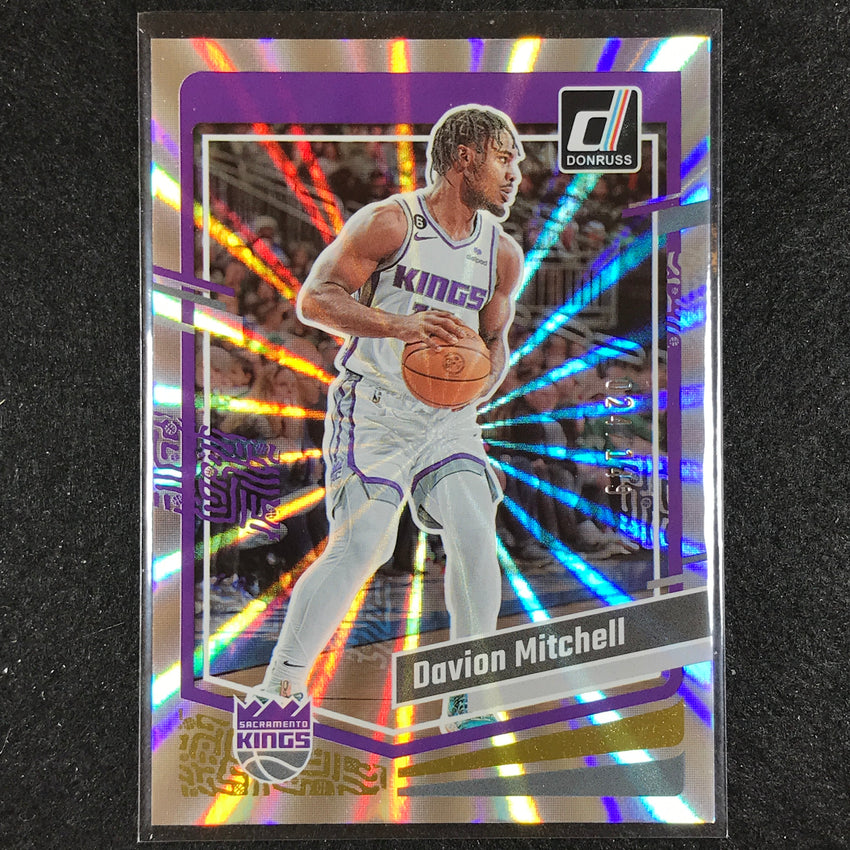 2023-24 Donruss Davion Mitchell Base Laser Holo 24/149