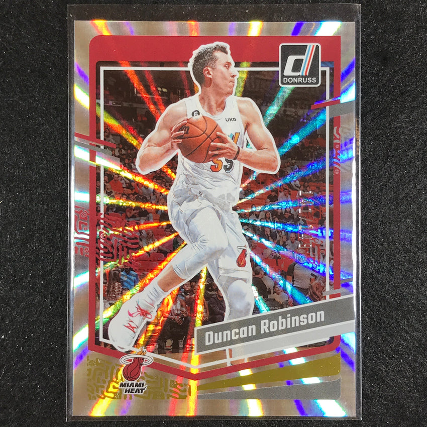 2023-24 Donruss Duncan Robinson Base Laser Holo 141/149