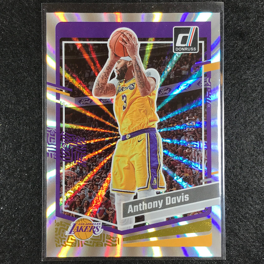 2023-24 Donruss Anthony Davis Base Laser Holo 139/149