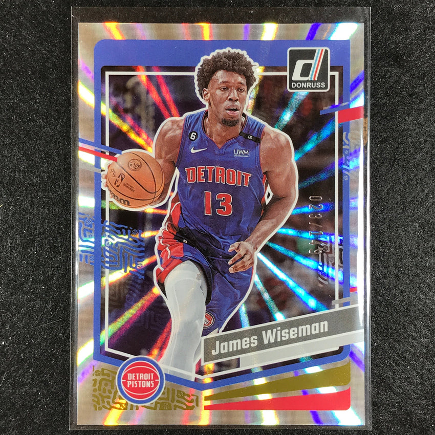 2023-24 Donruss James Wiseman Base Laser Holo 23/149