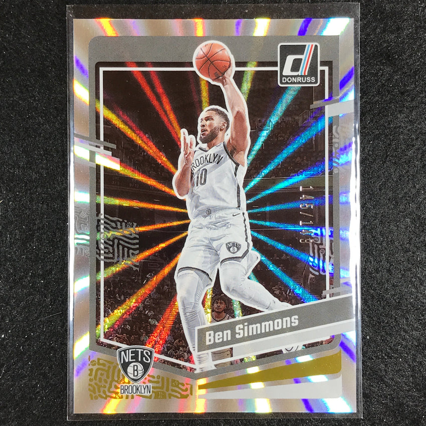 2023-24 Donruss Ben Simmons Base Laser Holo 145/149