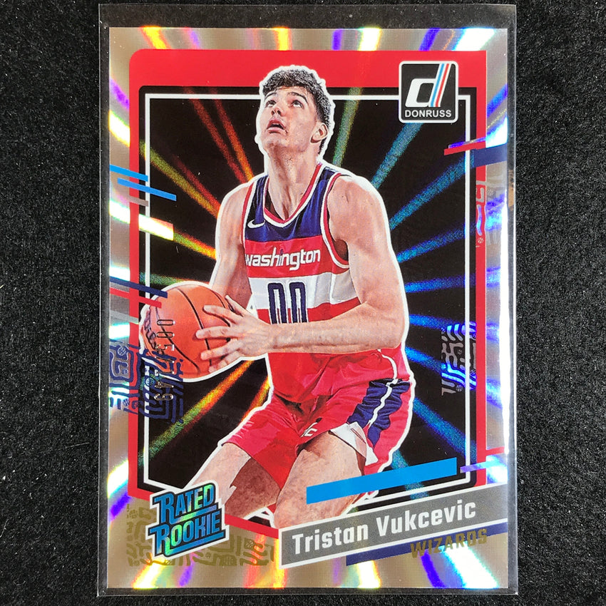 2023-24 Donruss Tristan Vukcevic Rated Rookie Laser Holo 5/149