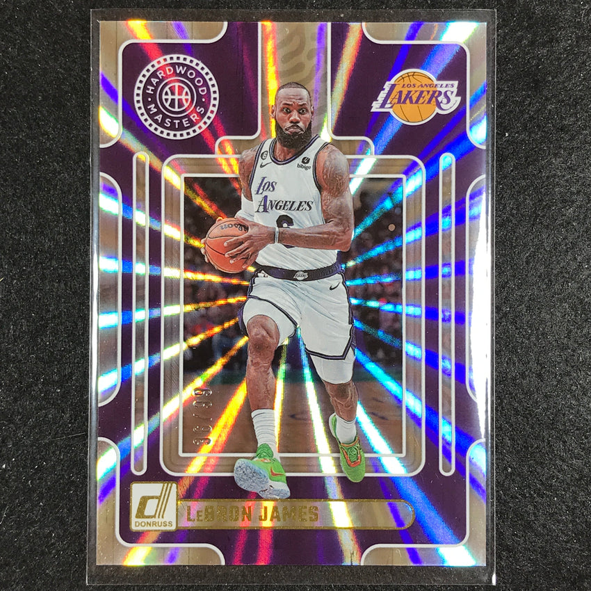 2023-24 Donruss Lebron James Hardwood Masters Laser Holo 36/99
