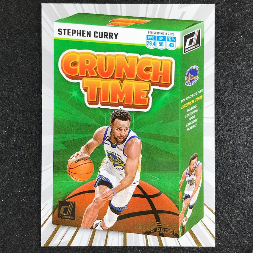 2023-24 Donruss Stephen Curry Crunch Time Press Proof No 6