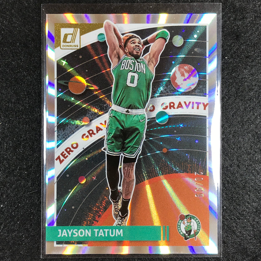 2023-24 Donruss Jayson Tatum Zero Gravity Laser Holo 20/99
