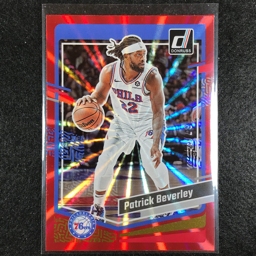 2023-24 Donruss Patrick Beverley Base Red Laser Holo 87/99