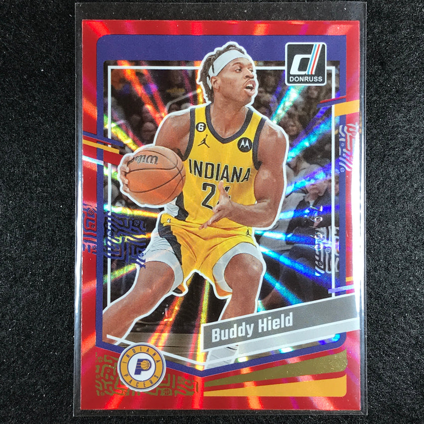 2023-24 Donruss Buddy Hield Base Red Laser Holo 79/99
