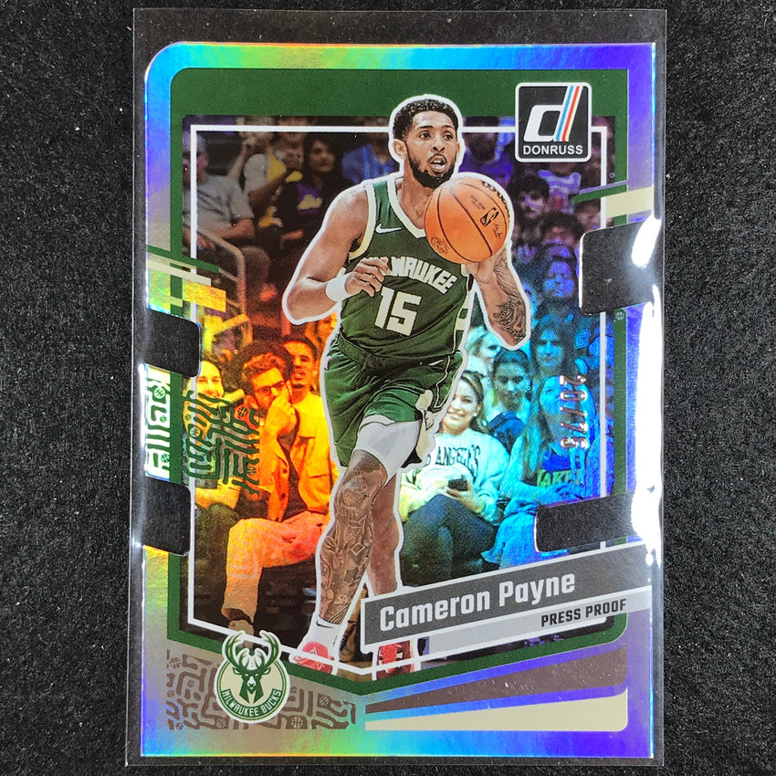 2023-24 Donruss Cameron Payne Base Silver Die-cut Press Proof 20/75