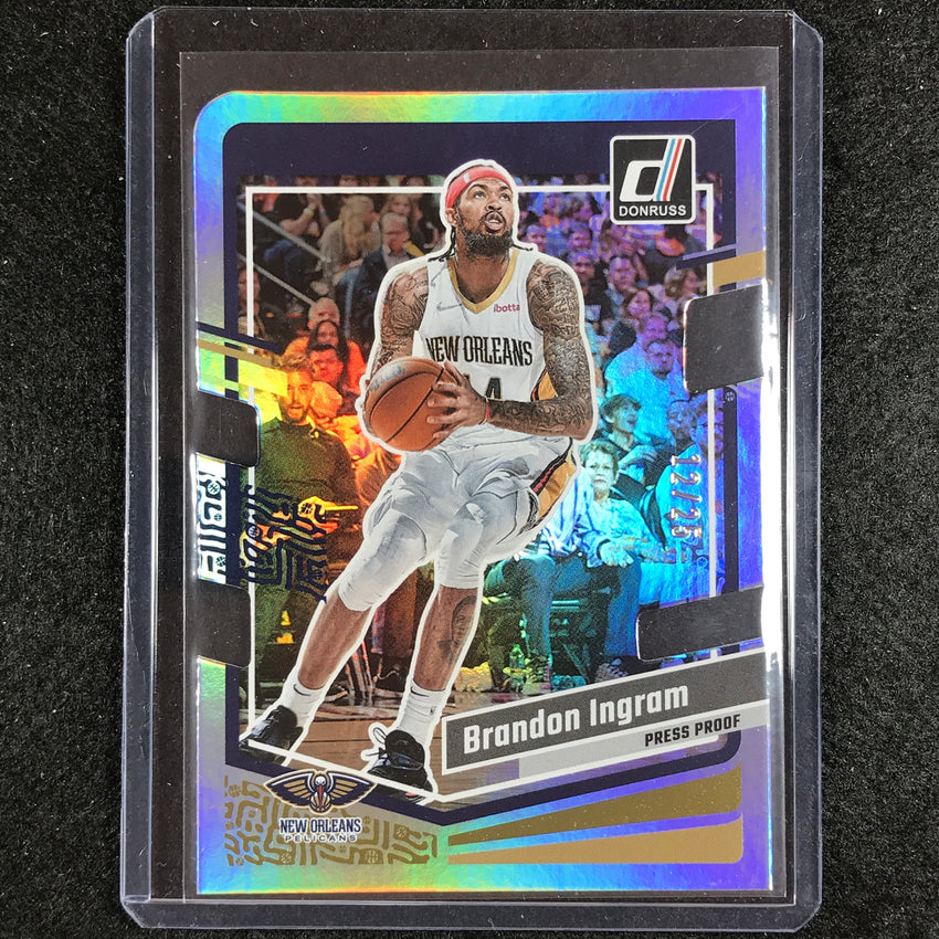 2023-24 Donruss Brandon Ingram Base Gold Die-cut Press Proof 12/25