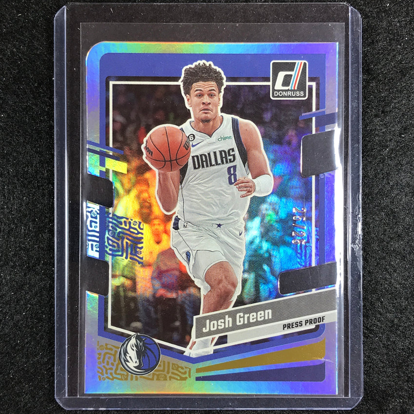 2023-24 Donruss Josh Green Base Gold Die-cut Press Proof 25/25