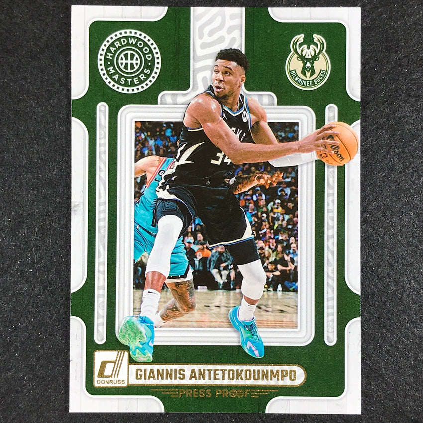 2023-24 Donruss GIANNIS ANTETOKOUNMPO Hardwood Masters Press Proof #13