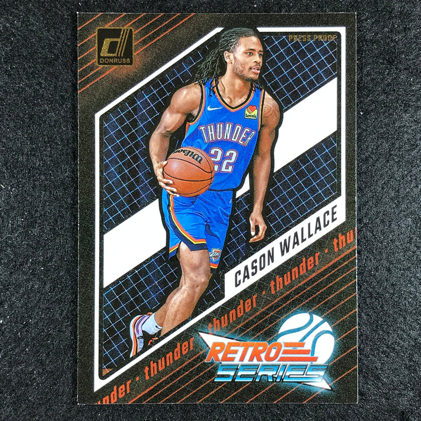 2023-24 Donruss CASON WALLACE Retro Series Rookie Press Proof #9