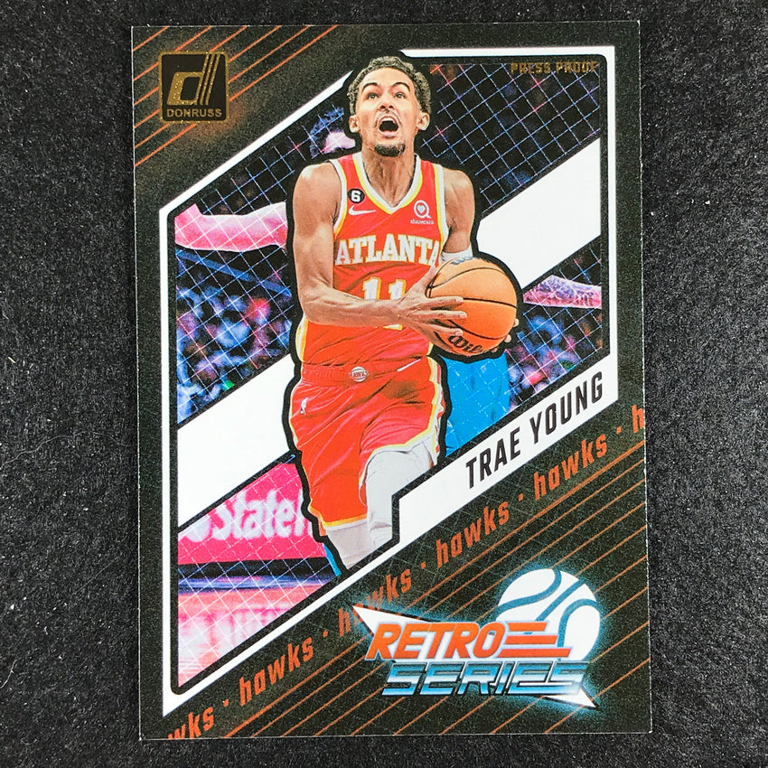 2023-24 Donruss TRAE YOUNG Retro Series Press Proof #22