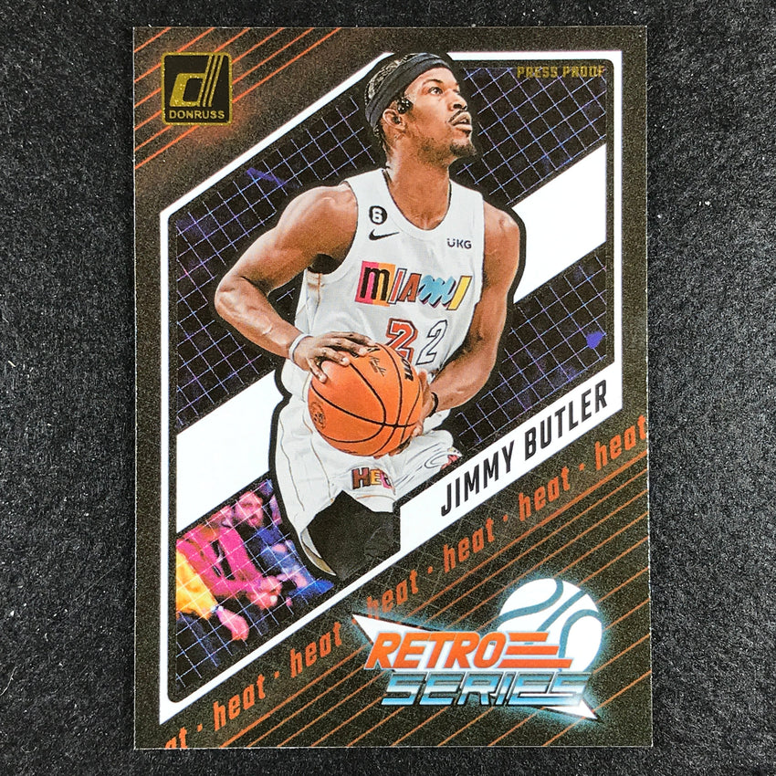 2023-24 Donruss Jimmy Butler Retro Series Press Proof No 24
