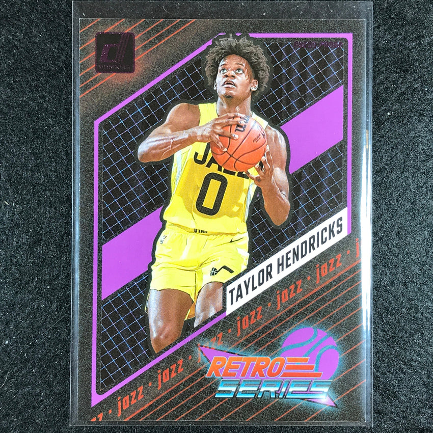 2023-24 Donruss TAYLOR HENDRICKS Retro Series Rookie Purple Press Proof #12