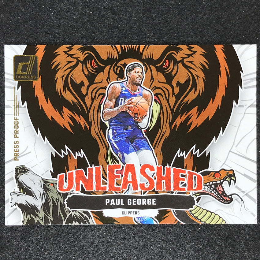 2023-24 Donruss PAUL GEORGE Unleashed Press Proof #2