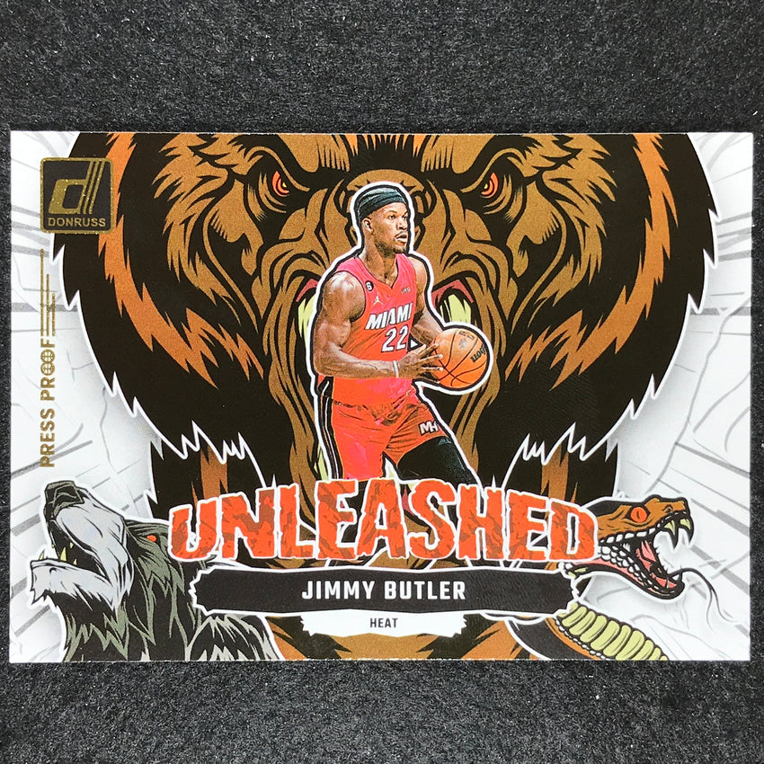 2023-24 Donruss Jimmy Butler Unleashed Press Proof No 3