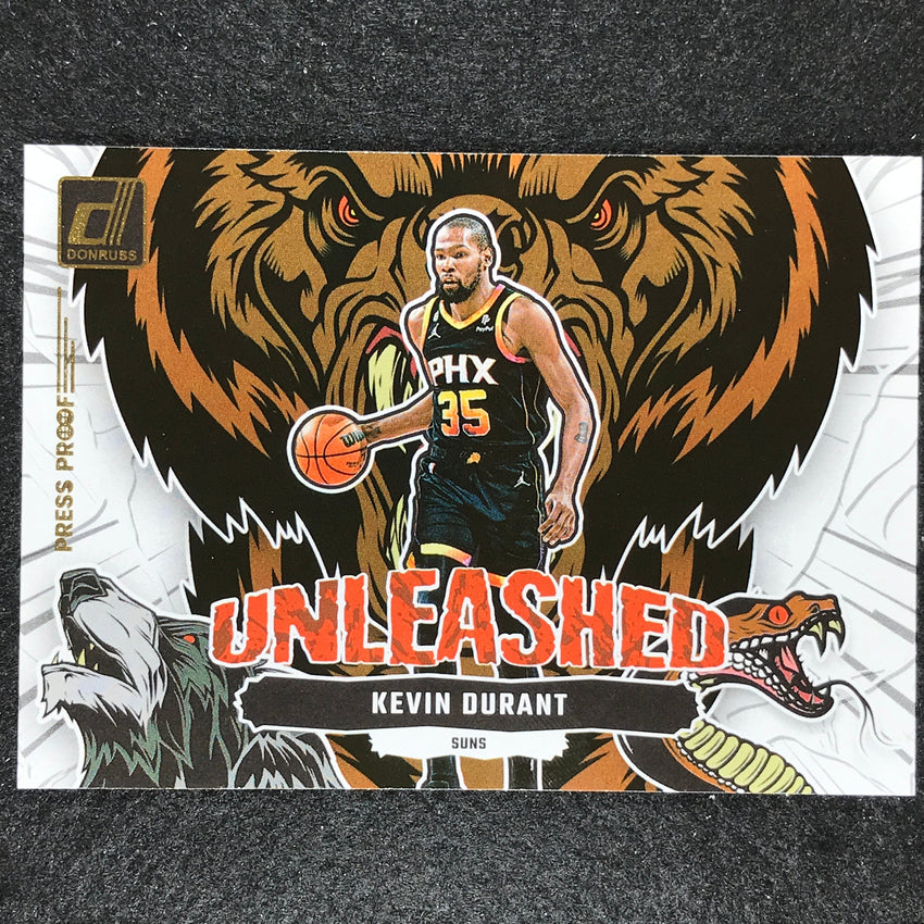 2023-24 Donruss KEVIN DURANT Unleashed Press Proof #12