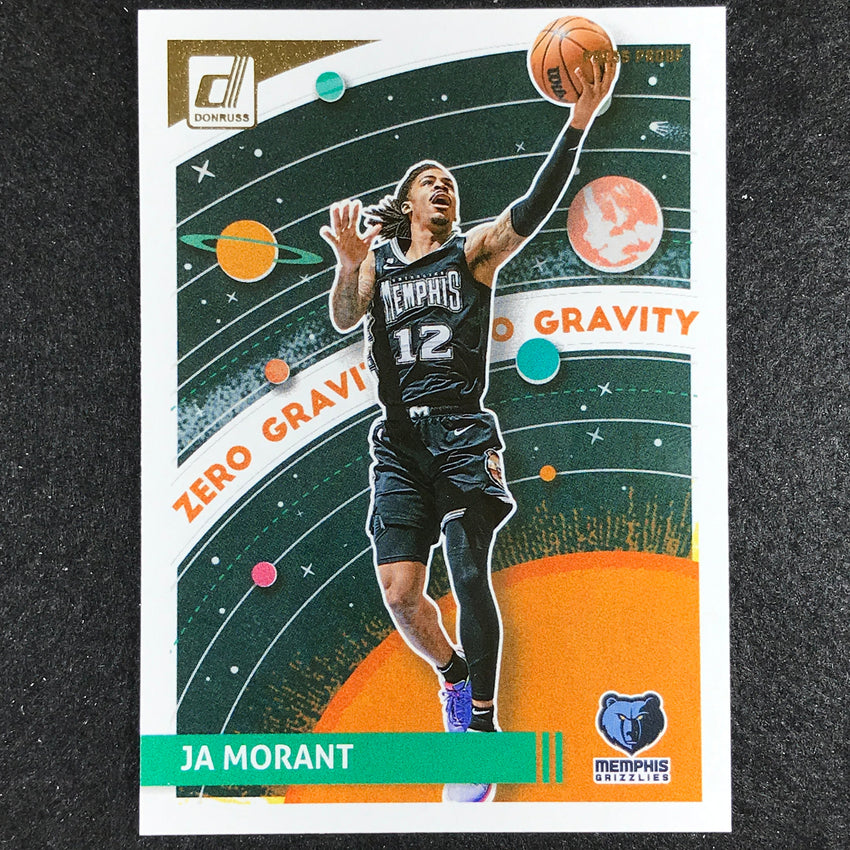2023-24 Donruss Ja Morant Zero Gravity Press Proof No 1