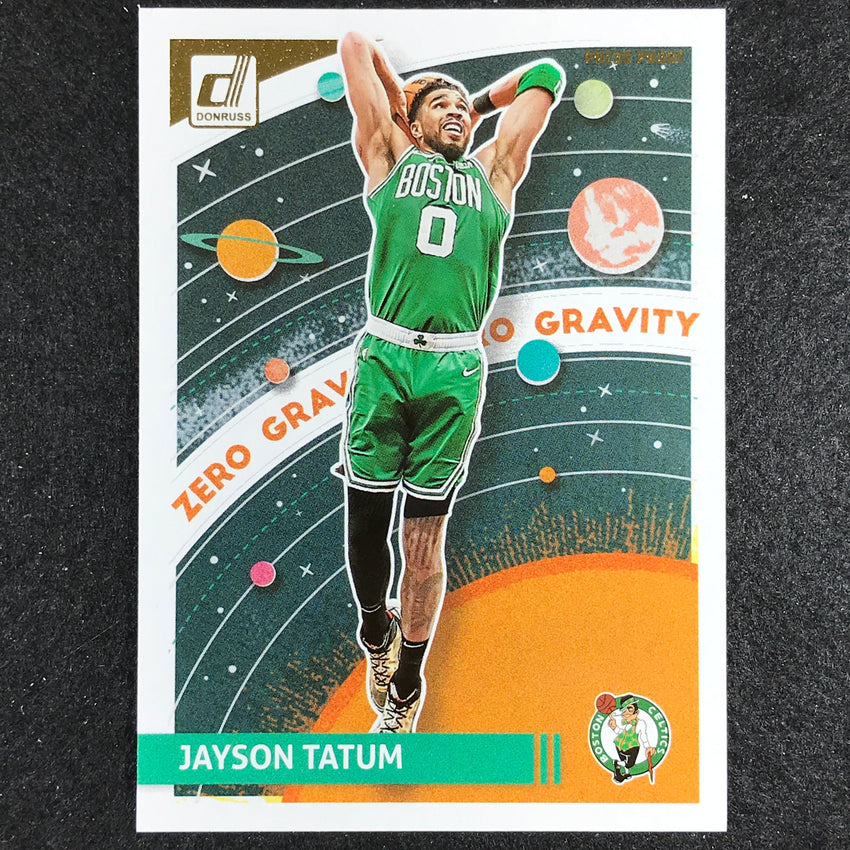 2023-24 Donruss Jayson Tatum Zero Gravity Press Proof No 2