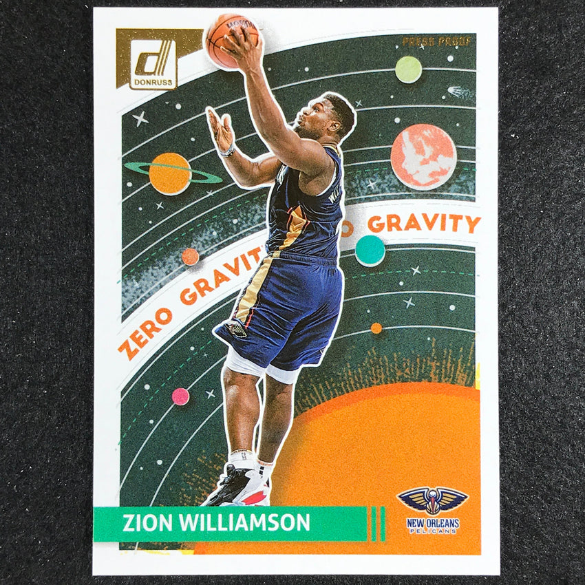 2023-24 Donruss ZION WILLIAMSON Zero Gravity Press Proof #5