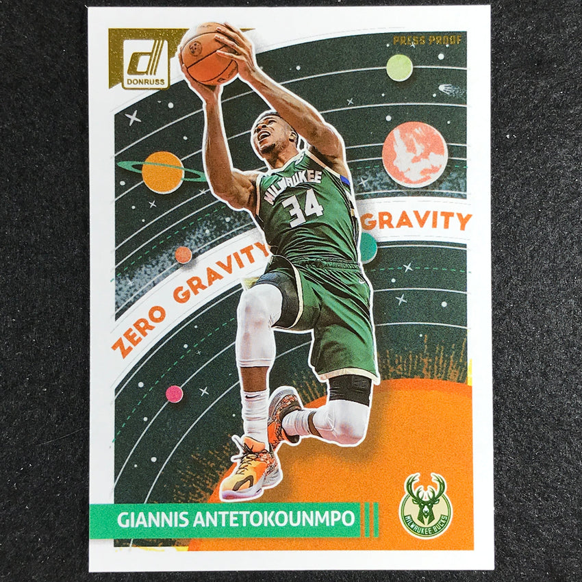 2023-24 Donruss GIANNIS ANTETOKOUNMPO Zero Gravity Press Proof #7