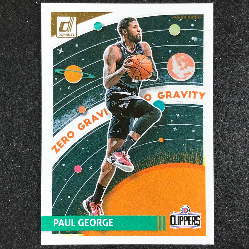 2023-24 Donruss PAUL GEORGE Zero Gravity Press Proof #8