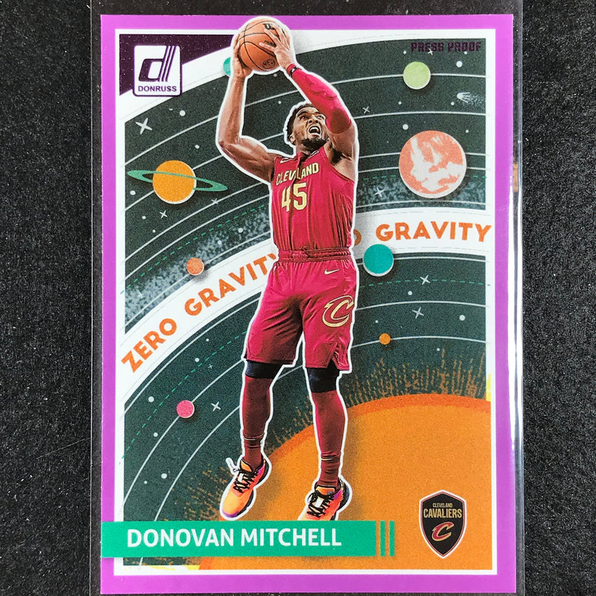 2023-24 Donruss DONOVAN MITCHELL Zero Gravity Purple Press Proof #4