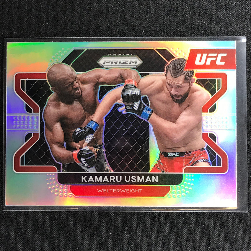 2022 Prizm KAMARU USMAN Horizontal Silver #54