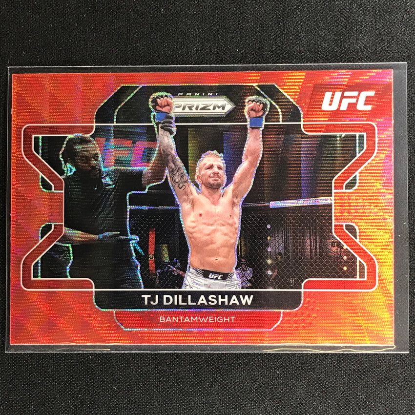 2022 Prizm TJ DILLASHAW Horizontal Ruby Wave #12
